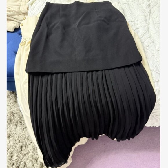 Pleated mini maxi sheer skirt - Picture 6 of 6